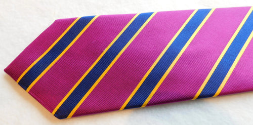 215636 Purple/Navy Silk  Repp Stripe