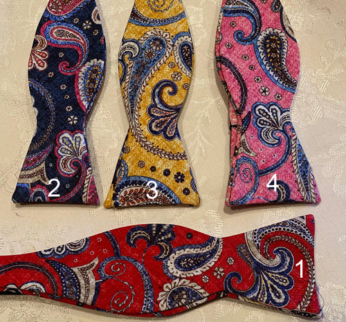 BT1680 Italian Cotton Bowtie Paisley