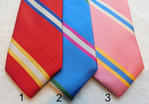 215674 Ground Woven Silk Multi Color Stripe