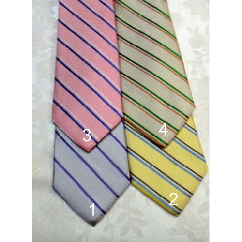 5448 Bellinzona Italian Woven Silk Striped