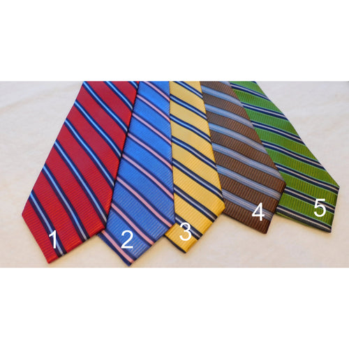 5480 Bellinzona Italian Woven Silk Striped