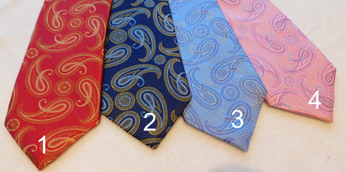 5496 Bellinzona Italian Woven Silk Paisley