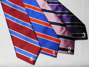 67614 Bellinzona Privileged English Woven Silk Repp Stripe