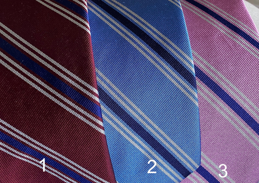 67616 Bellinzona Privileged English Woven Silk Repp Stripe