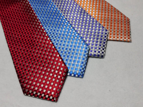 5503 Bellinzona Italian Woven Silk Checked