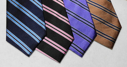 67607 Bellinzona Privileged English Woven Silk Repp Stripe