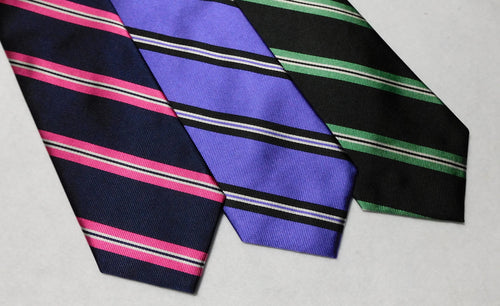 67608 Bellinzona Privileged English Woven Silk Repp Stripe