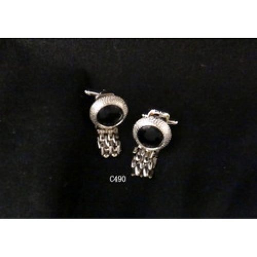 C490 Concentric Patterned Rings & Chain