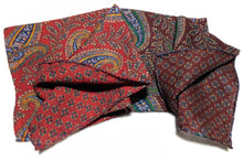 Load image into Gallery viewer, A4004 100% Wool Double Sided Pocket Square Made In Italy