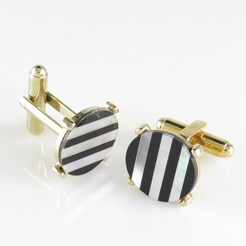 C95 Onyx/Mother-of-Pearl Stripes